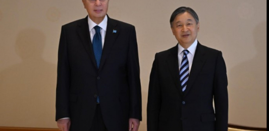 Мемлекет басшысы Жапония Императоры Нарухитомен кездесті