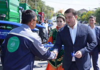 ТҮРКІСТАН: Сарыағашта арнайы техникалар пайдалануға берілді