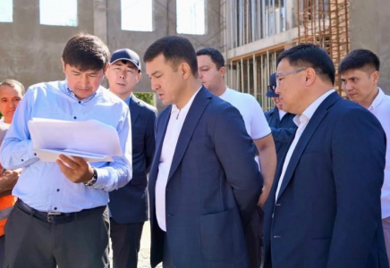 ТҮРКІСТАН: Кентаудағы әлеуметтік нысандардың құрылысы бақылауда