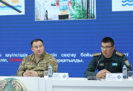 ​ШЫМКЕНТТЕ ШОМЫЛУ МАУСЫМЫНДАҒЫ ҚАУІПСІЗДІК БАСТЫ НАЗАРДА