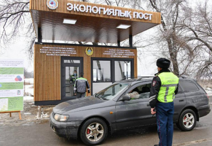Алматының кіреберісінде 19 экопост жұмыс істейді