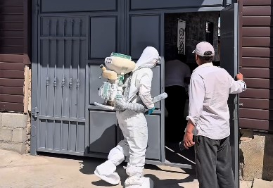 Шымкентте көктемгі дезинфекция басталды 