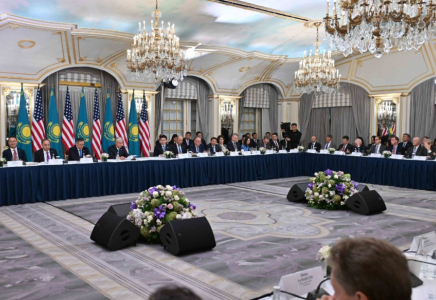 Мемлекет басшысы Американың бизнес өкілдерімен өткен «дөңгелек үстел» отырысында сөз сөйледі