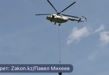 Марқакөлде орман өртін сөндіруге екі тікұшақ тартылды