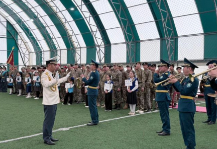 ​Шымкентте ұландықтар «Жас бүркіт – 2026» әскери-патриоттық сайысын өткізді