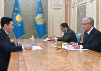 Президент «Самұрық-Қазына» акционерлік қоғамының басқарма төрағасы Нұрлан Жақыповты қабылдады
