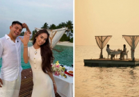 Жанболат пен Жазираның ұлы Мальдив аралдарында сүйіктісіне үйленуге ұсыныс жасады