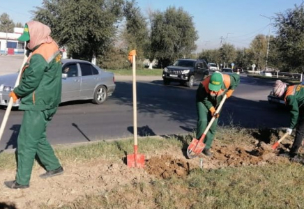 Үшінші мегаполисте тазалық жұмыстары кестеге сәйкес жүргізіліп жатыр