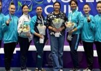 Қазақстан көркем гимнастикадан Ташкенттегі Әлем кубогы кезеңінде күміс жүлдеге ие болды