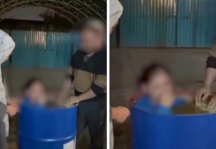 Қырғызстандық ата-ана хиджаб киюден бас тартқан қызын шлангпен ұрып-соққан (видео)