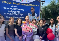 ​ШЫМКЕНТТІК ГИМНАСТШЫ АЗИЯ ЧЕМПИОНАТЫНЫҢ ҚОЛА ЖҮЛДЕСІН ҰТЫП АЛДЫ