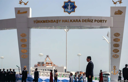 Түркіменстан Каспий теңізінде жаңа порт ашты
