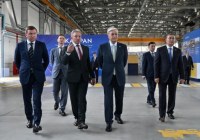 Президент KazPan сэндвич-панелдерін өндіретін зауытты аралап көрді