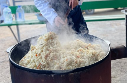 Шымкенттік сайлаушылар үшін палау жасалды 