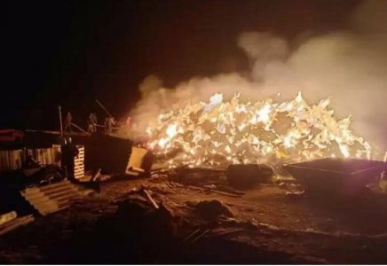 Батыс Қазақстан облысында 200 тоннаға жуық пішен отқа оранды