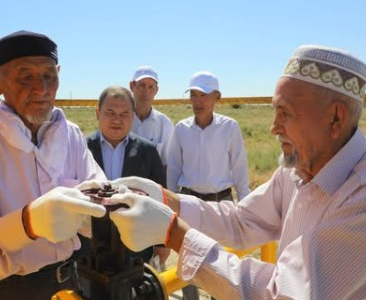 ​ТҮРКІСТАН: Арыстағы Аққала ауылына табиғи газ берілді
