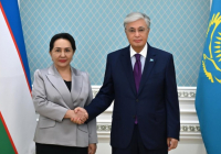 Мемлекет басшысы Өзбекстан Олий Мәжілісі Сенатының төрағасы Танзила Нарбаеваны қабылдады