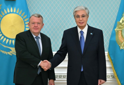 Мемлекет басшысы Данияның Сыртқы істер министрі Ларс Лёкке Расмуссенді қабылдады