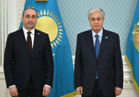 Мемлекет басшысы Грузияның Ішкі істер министрі Гела Геладзені қабылдады