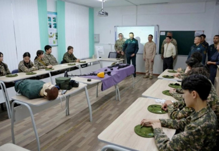 ​Бастапқы әскери дайындық педагогтері біліктілік арттыру курсынан өтеді