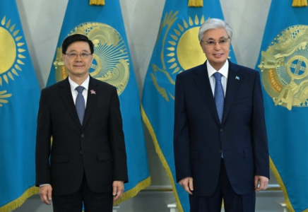Президент Гонконг Арнаулы әкімшілік ауданы Әкімшілігінің Басшысы Джон Лимен кездесу өткізді
