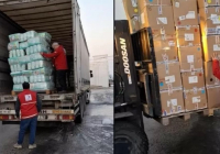 Түркия Сирияның қаласына 11 гуманитарлық жүк көлігін жөнелтті