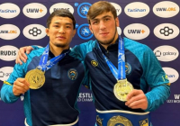Қазақстандық екі балуан АҚШ-та өткен U23 әлем чемпионатында алтын медаль жеңіп алды