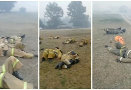 Шаршаған өрт сөндірушілердің видеосы елдің көңілін елжіретті