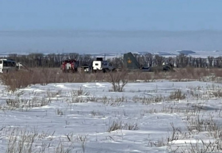 ​Қарағандыда ұшақ құлаған жерден алғашқы кадрлар жарияланды