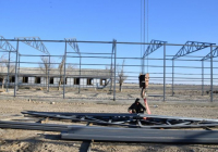 ТҮРКІСТАН: Отырар ауданында өндірістік парк бой көтеріп жатыр