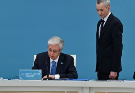 Түркі мемлекеттері ұйымына мүше елдердің басшылары Түркістан декларациясына қол қойды