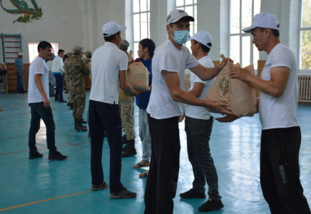 Мақтааралға «Nur Otan» партиясының 40 тоннадан астам гуманитарлық көмегі жетті