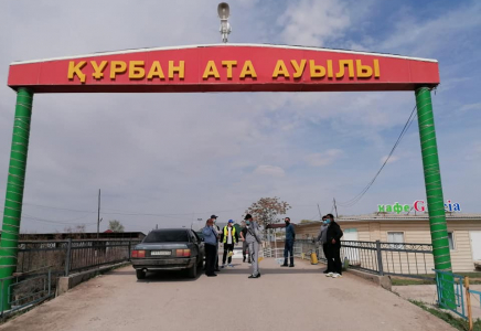 ТҮРКІСТАН: Жетісайлық ауыл кіреберіске өз еріктерімен  блок-пост қойды