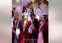 "Қазақтың салтын бұрмалап": Өз келінін ұзатқан Жазира Байырбекованың видеосы желіде талқыланып жатыр