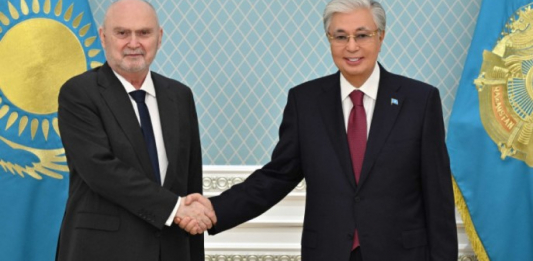 Президент Еуропадағы қауіпсіздік және ынтымақтастық ұйымының Бас хатшысы Феридун Синирлиоғлыны қабылдады