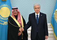 Мемлекет басшысы Сауд Арабиясы Корольдігінің Қазақстан Республикасындағы елшісі Файсал Әл-Кахтаниді қабылдады