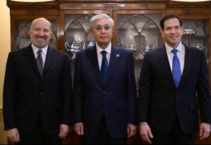 Президент АҚШ Мемлекеттік хатшысы Марк Рубиомен және Дональд Трамп Әкімшілігінің басқа да өкілдерімен кездесті