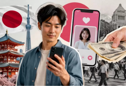 Жапония танысуға беттеген бойдақтарға 125 доллардан таратып жатыр