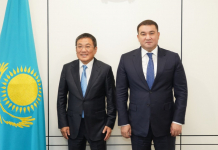 ТҮРКІСТАН: Облыс әкімі China Railway Asia-Europe компаниясының бас директорымен кездесті