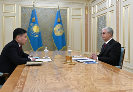 Мемлекет басшысы Еңбек және халықты әлеуметтік қорғау министрі Асқарбек Ертаевты қабылдады