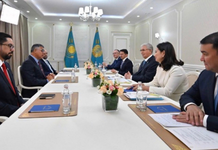 Мемлекет басшысы БҰҰ Дүниежүзілік метеорология ұйымының президентін қабылдады