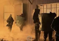 Алматыда қоймадан өрт шықты