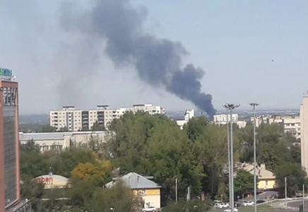 Алматыда алапат өрт шықты 