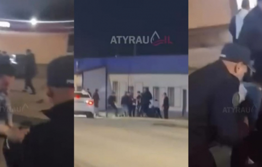 Атырау облысында жастар полицейлерді соққыға жықты