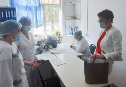 ТҮРКІСТАН: Денсаулық сақтау вице-министрі санитариялық-эпидемиологиялық бақылау басқармасына барды