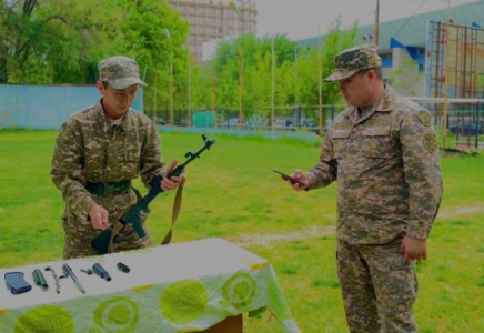 ​Шымкентте колледж студенттері үшін далалық оқу-жаттығу жиыны өтті