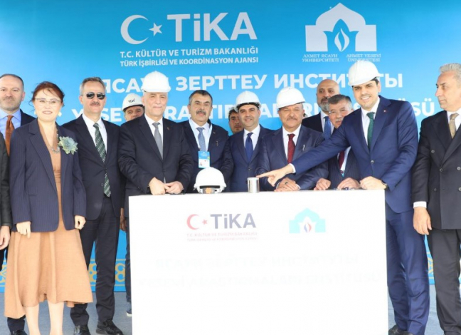 ​Түркістанда Ясауи ғылыми-зерттеу институты ғимаратының капсуласы салынды
