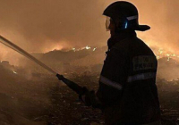 Астанада өртті сөндіруге 100 адам жұмылдырылды