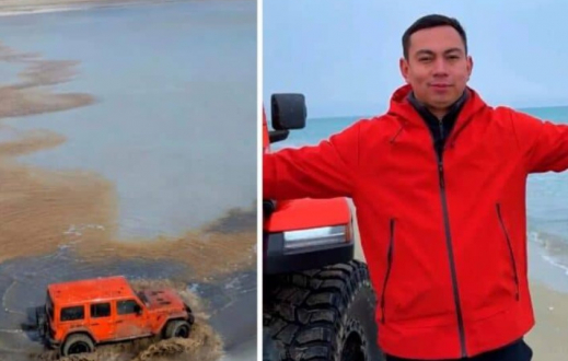 Бозжыра маңында тұзды алқапты лайлаған өзбекстандық блогер жазаланды