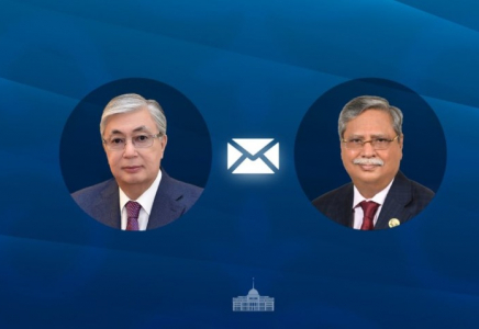 Қасым-Жомарт Тоқаев Бангладеш Президентіне құттықтау жеделхатын жолдады